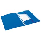 Папка на резинке BRAUBERG «Стандарт», 0,5 мм, синяя - Фото 3