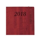 Ежедневник датированный 2018 г А5, 336 страниц BRAUBERG Wood, благородное дерево, бордовый - Фото 3