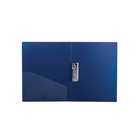 Папка c зажимом BRAUBERG, стандарт 0,7 мм, внутренний карман, синий - Фото 2