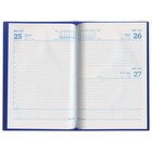 Ежедневник датированный 2018 г А5, 168 листов BRAUBERG, обложка бумвинил, синий - Фото 2