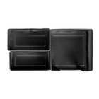 Органайзер BRAUBERG Germanium, 3 отделения, металлическая сетка, чёрный - Фото 4