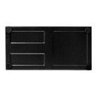 Органайзер BRAUBERG Germanium, 3 отделения, металлическая сетка, чёрный - Фото 5