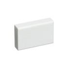 Ластик BRAUBERG, белый, в картонном дисплее, 26 х 17 х 7 мм - Фото 2