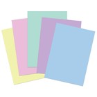 Бумага цветная двухсторонняя А4, 20 листов, 5 цветов BRAUBERG, тонированная, пастельная - Фото 2
