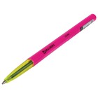 Ручка шариковая 1.0 мм, BRAUBERG Color, чернила синие - Фото 3