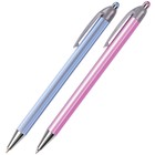 Ручка шариковая автоматическая BRAUBERG Sakura, узел 0.5 мм, чернила синие - Фото 2