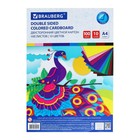 Картон цветной BRAUBERG Kids series, А4, 100 листов, 10 цветов, двусторонний, тонированный - Фото 6