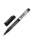 Маркер перманентный 0.5 мм BRAUBERG Jet, чёрный - Фото 2