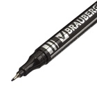 Маркер перманентный Brauberg. Jet, чёрный, узел 0.5 мм - Фото 3