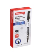 Маркер перманентный 0.5 мм BRAUBERG Jet, чёрный - Фото 9