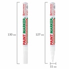 Маркер-краска (лаковый) 2.0 мм BRAUBERG, металлический корпус, белая нитро-основа - Фото 8