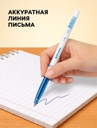 Ручка шариковая Brauberg, синий стержень, узел 1 мм - Фото 2