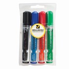 Набор маркеров для доски 4 цвета, BRAUBERG 5.0 мм - Фото 2