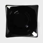 Салатники на деревянной подставке «Инь-Янь.Квадрат», набор 5 предметов: 4 салатника 80 мл, подставка, керамика, белый, чёрный - Фото 4