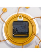 Часы настенные, серия: Ажур, "Цветы сакуры", плавный ход, d-38 см, циферблат 13 см - фото 60772790