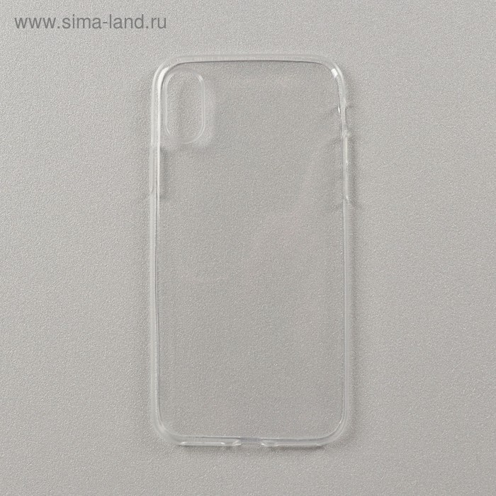 Чехол LuazON для телефона iPhone X, силиконовый,  прозрачный - Фото 1