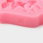 Молд для заливки Доляна «Ангел с гармошкой», силикон, 9×7.4×2 см, розовый - Фото 5