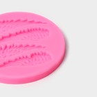 Молд Доляна «Крылья», силикон, d=8,3 см, цвет розовый - Фото 4