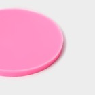 Молд Доляна «Крылья», силикон, d=8,3 см, цвет розовый - Фото 5