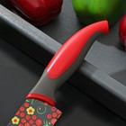 Нож кухонный с антиналипающим покрытием Доляна «Русский узор», лезвие 20 см - Фото 3
