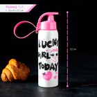 Бутылка для воды пластиковая «Кот», 500 мл, белое - Фото 3