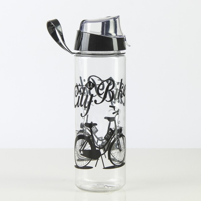 Бутылка для воды пластиковая «Велосипед», 750 мл - фото 1909837095