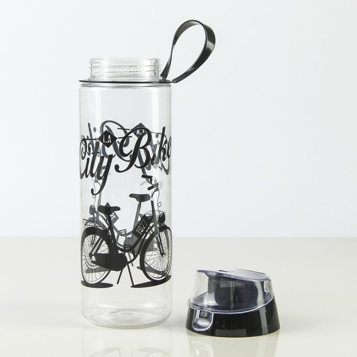 Бутылка для воды пластиковая «Велосипед», 750 мл - фото 1909837097