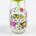 Бутылка 250 мл "Молочный путь", с трубочкой, рисунок и цвета МИКС - Фото 4
