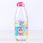 Бутылка 1 л "Фламинго", цвета МИКС - Фото 1