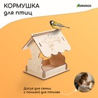 Кормушка для птиц «Птичка на ветке», 19 × 21 × 21 см, Greengo - фото 320538101
