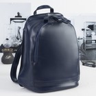 Рюкзак молодёжный на молнии, 1 отдел, 2 наружных кармана, цвет синий - Фото 1