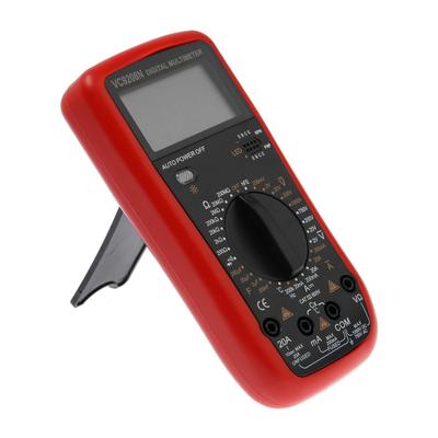 Мультиметр ТУНДРА, VC9208N, ACV/DCV, ACA/DCA, 200-200MΩ, 200nF-200mF, -20-1000°C, 200 kHz
