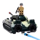 Бинокль «Танк», с ремешком и солдатиком, цвета МИКС - фото 3811261