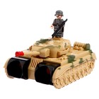 Бинокль «Танк», с ремешком и солдатиком, цвета МИКС - фото 3811264