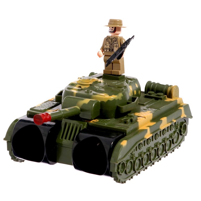 Бинокль «Танк», с ремешком и солдатиком, цвета МИКС - фото 1911284662