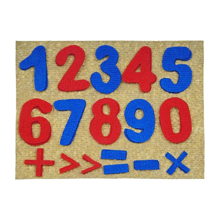 Набор дидактический «Цифры», с игровым полем, 39 деталей - фото 1909837307