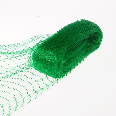 Сетка садовая, 2×10 м, ячейка 1.5×1.5 см, пластиковая, зелёная, Greengo