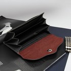 Кошелёк женский, 6 отделов, отдел для кредиток и монет, цвет серый - Фото 3