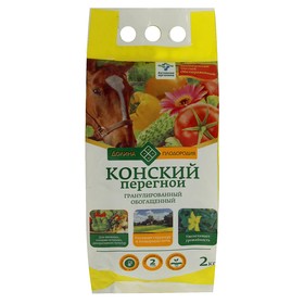 Удобрение органическое Конский перегной Долина плодородия, гранулинованное, 2 кг 3349595