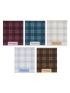 Тетрадь 48 листов в клетку, Calligrata «Шотландка», серые листы, МИКС - Фото 1