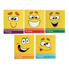 Тетрадь 48 листов в клетку, Calligrata «Смайлики», МИКС - Фото 2