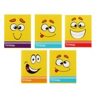 Тетрадь 48 листов в клетку, Calligrata «Смайлики», МИКС - Фото 6