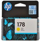 Картридж струйный HP №178 CB320HE желтый для HP C5383/C6383/B8553/D5463 (300стр.)