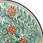 Ляган Риштанская Керамика "Цветы", 42 см, синий - фото 4588937