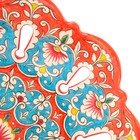 Фруктовница Риштанская Керамика "Цветы", 33 см, - Фото 3