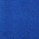 Фетр однотонный рельефный "Цветы", синий, 53 см х 10 м - Фото 2