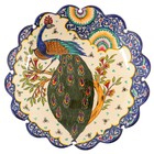 Ляган Риштанская Керамика "Жар птица", 41 см, рифлённый - фото 4589044