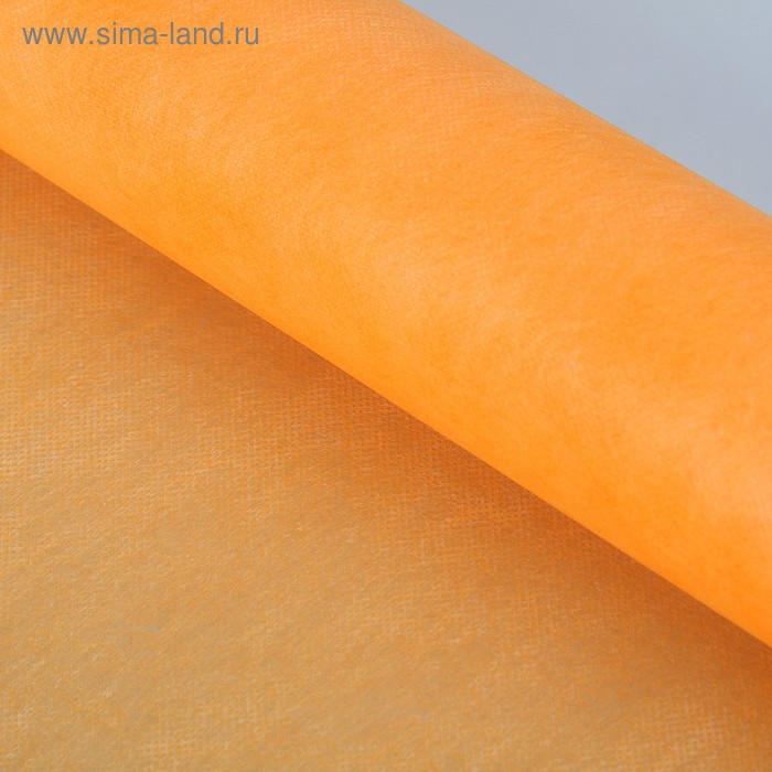 Фетр однотонный оранжевый, 50 см х 15 м - Фото 1