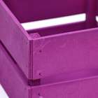 Ящик реечный лиловый, 11,5 х 10,5 х 9 см - фото 24995409