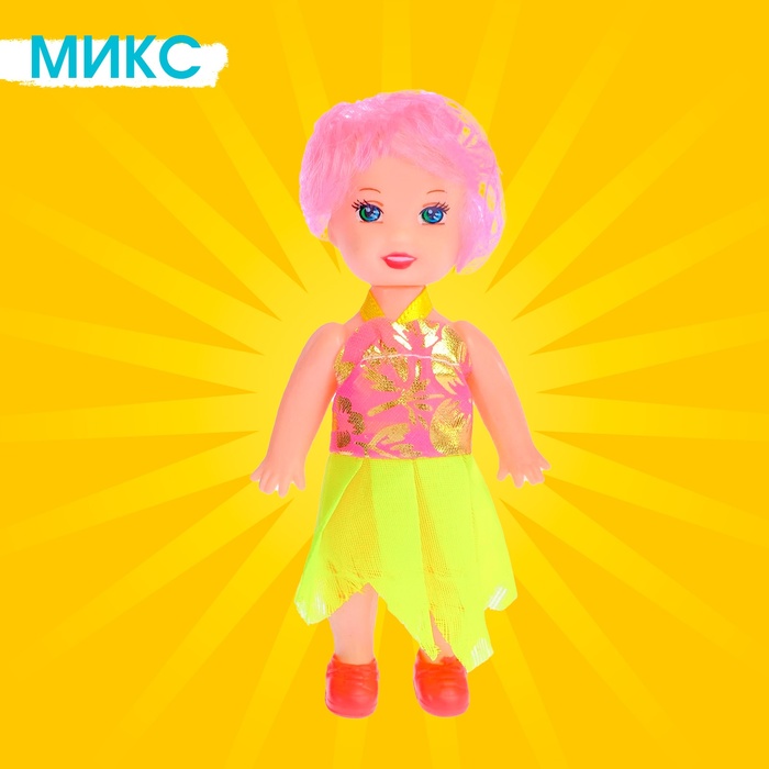 Кукла малышка «Таня» в платье, МИКС - фото 1890734738